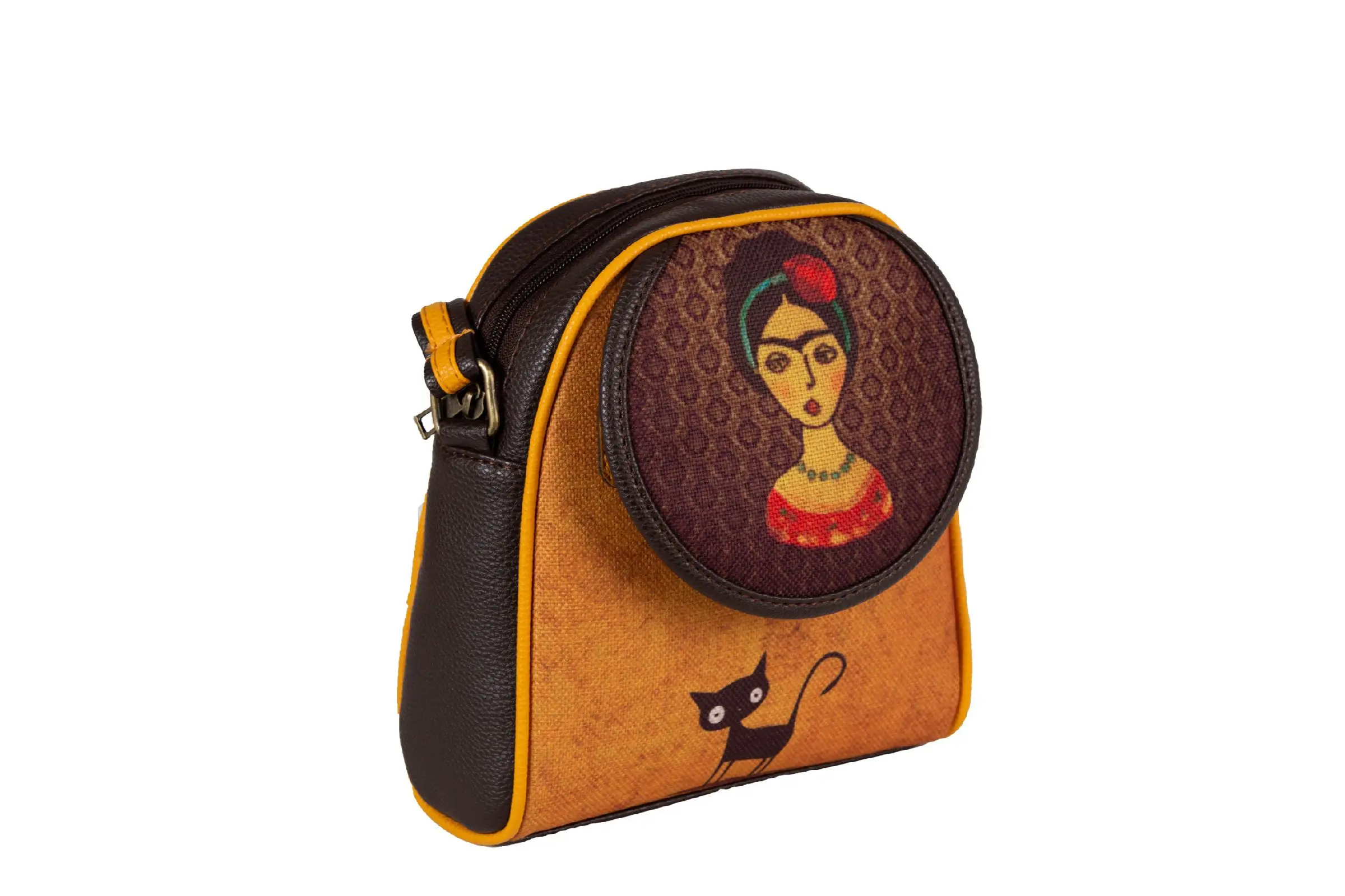 

Retro Frida Kahlo Postac anta Kadn tote lks tasarmc yksek kaliteli omuz antalar kadn askl anta B