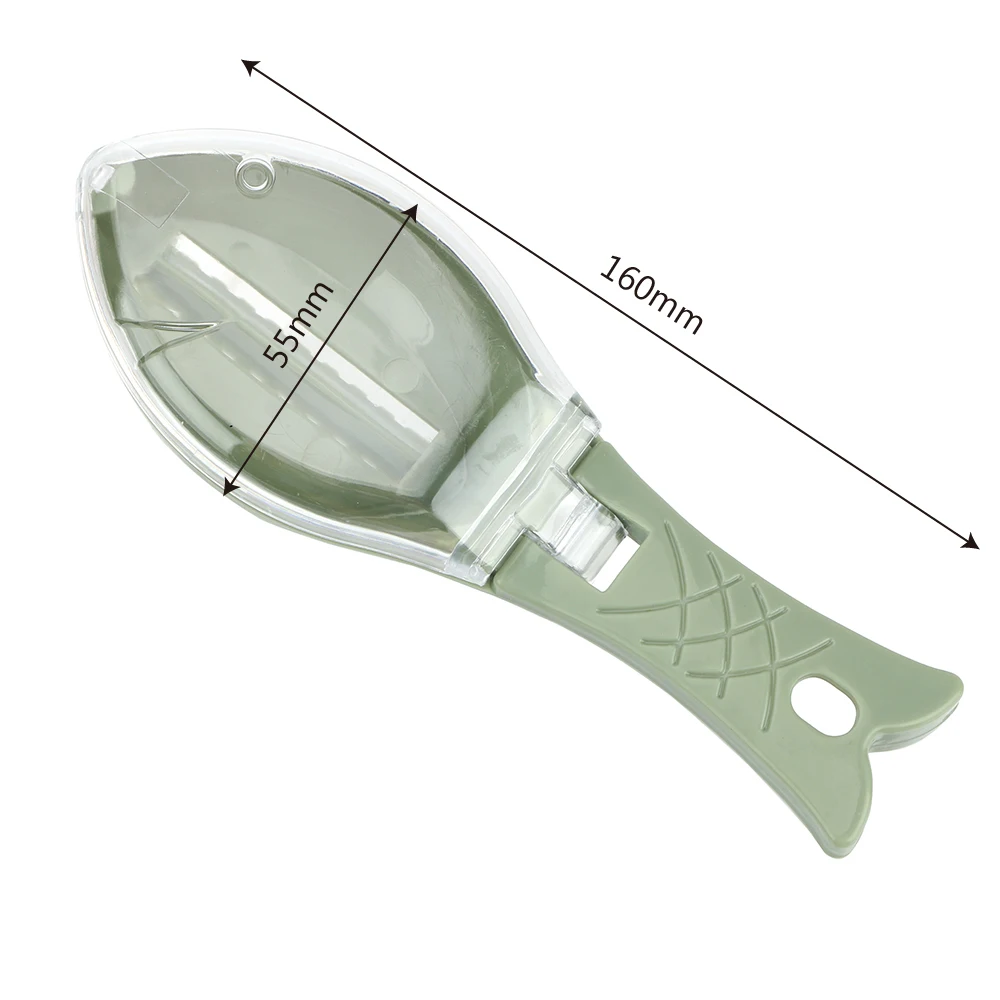 Рыбочистка с контейнером для чешуи Kitchen helper (нож чистки рыбы) X0111 | Дом и сад