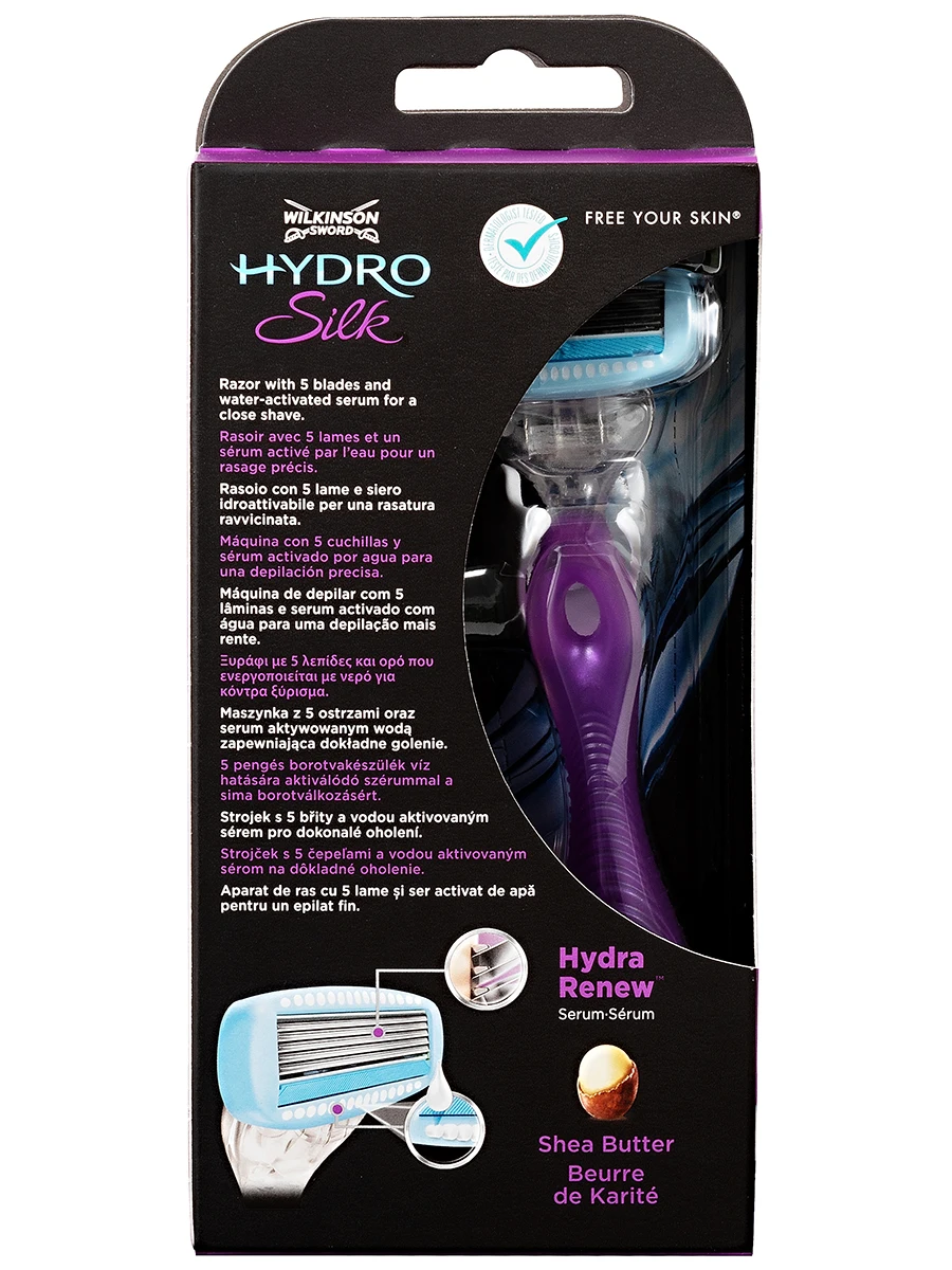 Wilkinson Sword Hydro Silk Станок для бритья женский с 1 сменной кассетой. | Красота и здоровье