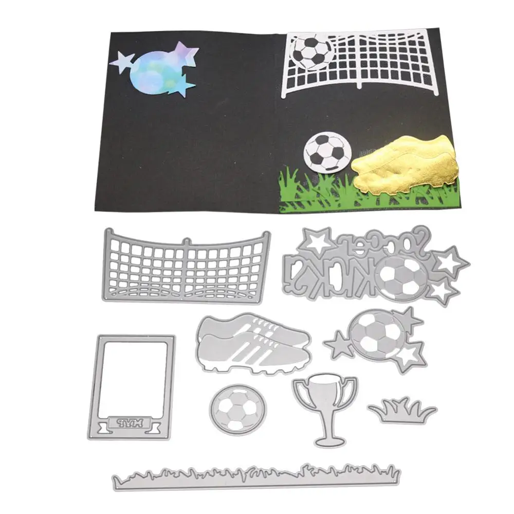 Набор для футбола металлические режущие штампы трафареты DIY скрапбукинга