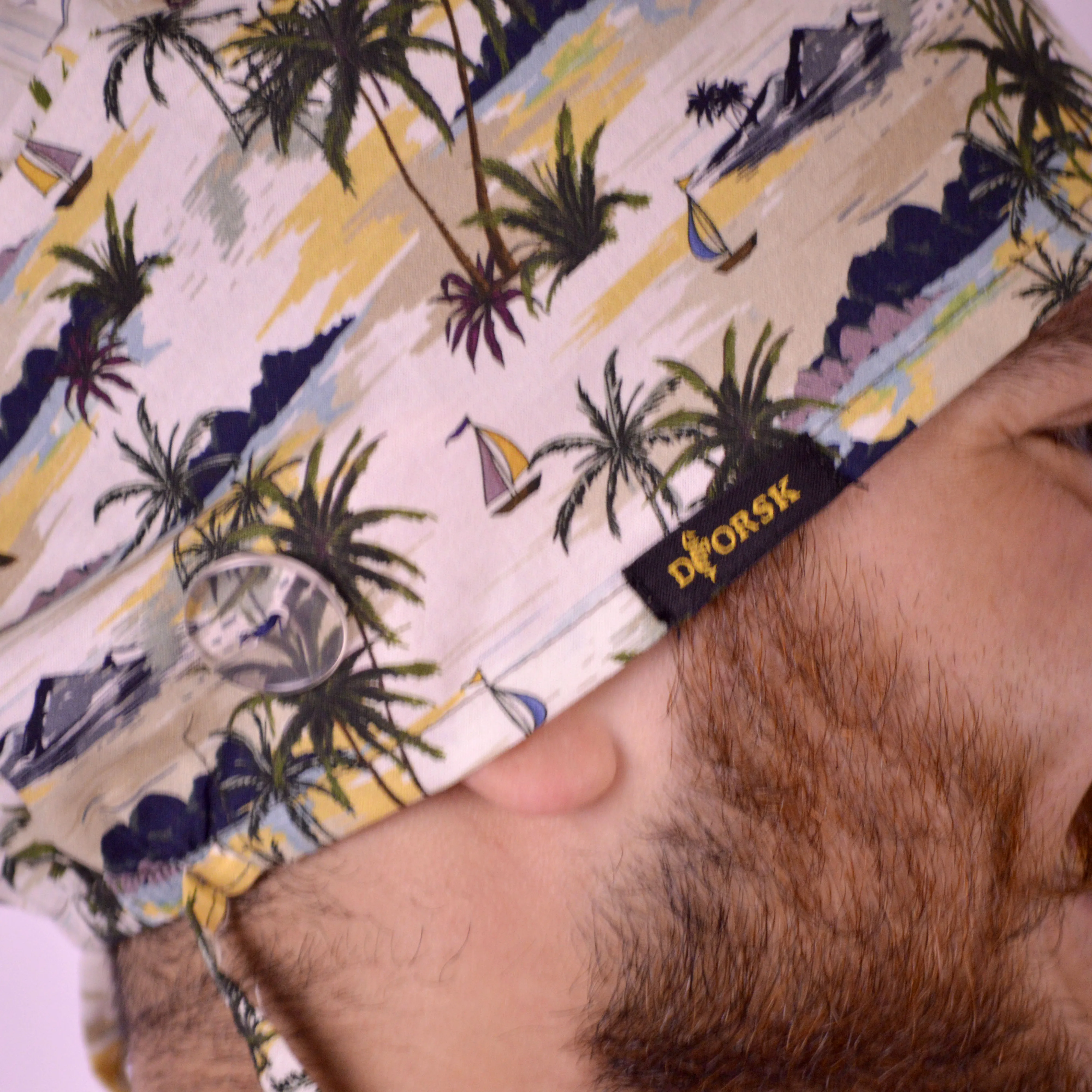 

UNISEX,scrub caps with buttons, Floral Medical cap,scrub hat,Surgical cap,Nurse cap, palm tree,scrub cap pattern,HAWAI TREE