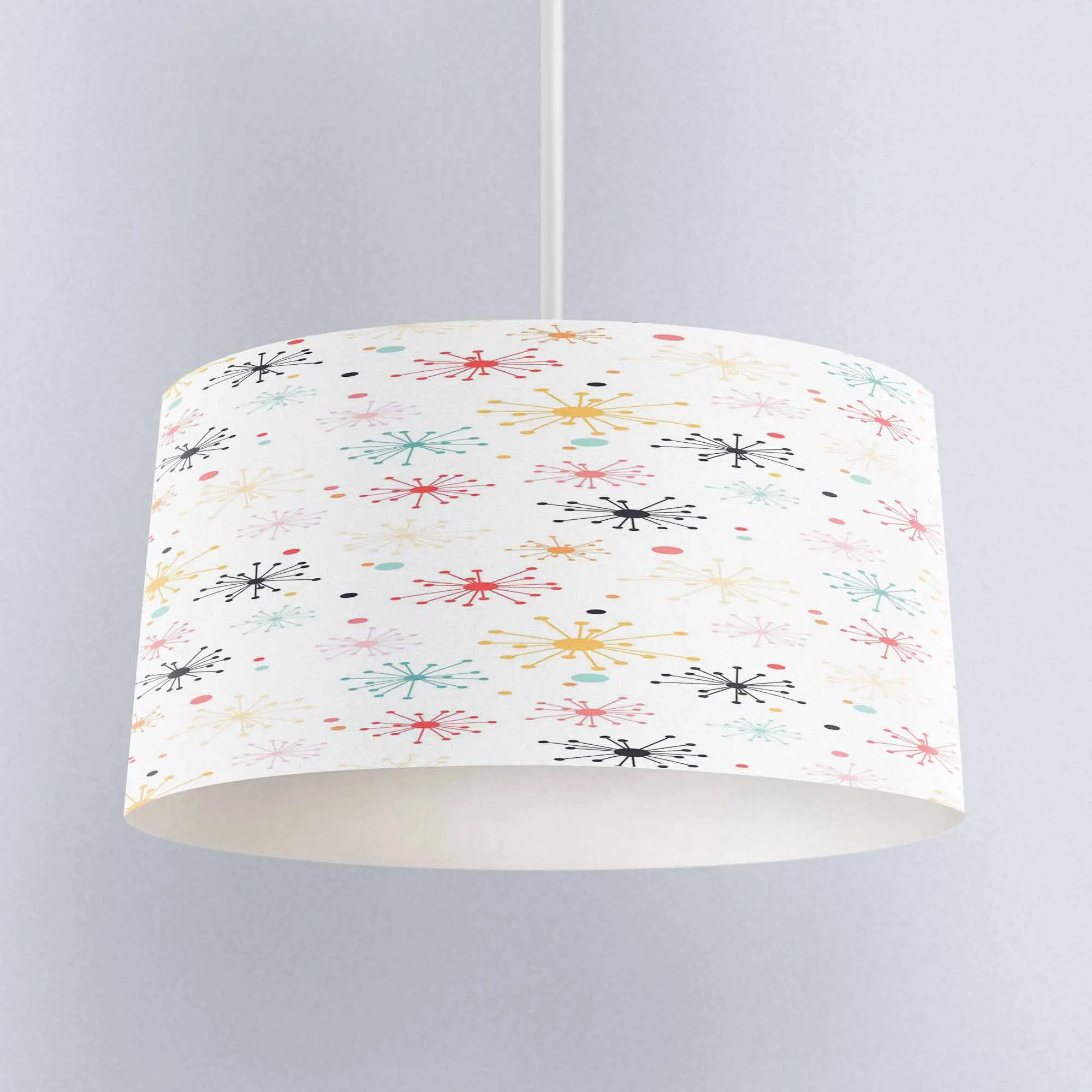 Другое: синий оранжевый жёлтый ручная работа цифровые печатные люстра из ткани