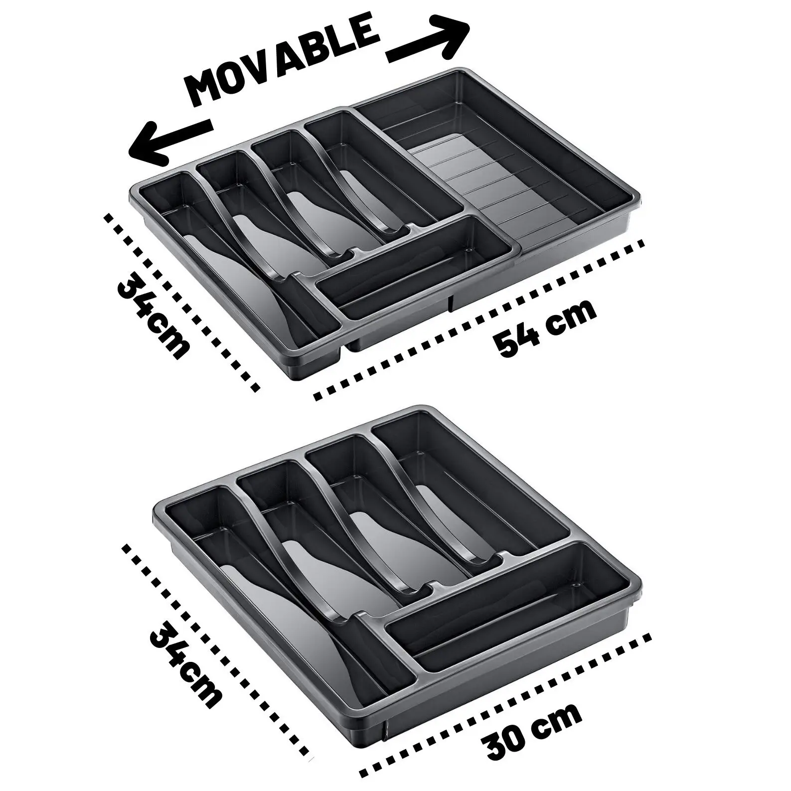 

Kitchen Organizers Storage Closet Organizer Drawer Organizers Spoon Cutlery Box Multifunctional Adjustable Extendable Stand