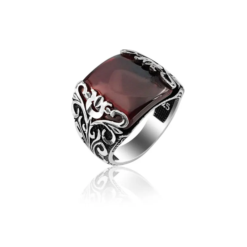 925 Silver Resurrection Ertugrul Ring Ethnic Ring for Men