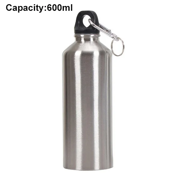 600ml-silver 450 мл кружка для путешествий термос для воды из нержавеющей стали с двойными стенками Термокружка Вакуумная чашка для школы домашняя бутылка для чая кофе бутылка для напитков - Цвет: 600ml-silver