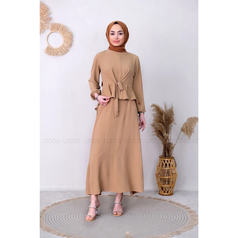 Skirted Hijab Suit Trend Fashion Casual muslim dress women abaya kaftan modest dress abayas for women abaya turkey turkish dress