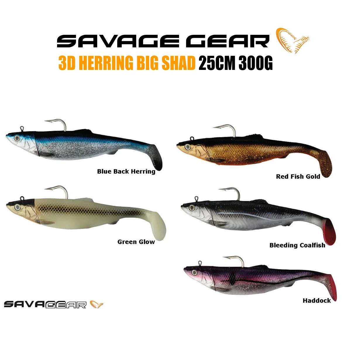 

Savage Gear 3D Herring Big Shad 25cm 300g High Quality Soft Bait
