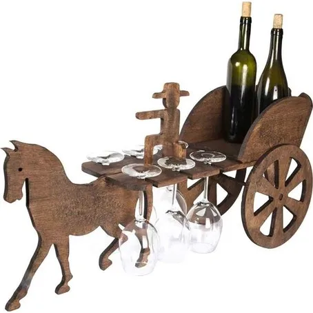 

Wooden Beech Tree Nostalgic Wine Glass Wine Rack