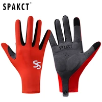 spakct mens cycling motorcycle full finger gloves for sports bicycle accessories fingerless bike equipment wearable breathable
