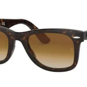 Rayban Wayfarer 2140 902/51 50 Vintage Sunglasses Brown Frame Brown Gradient Lenses Unisex Sunglasse in India