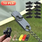 10 шт.компл. продажа палаток, тент, веревочный зажим, навесы, пластиковые зажимы, кемпинг, ветрозащитная палатка, Крокодиловая зажим, Открытый Кемпинг