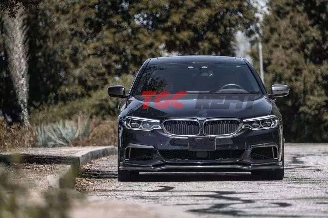 Диффузор для переднего бампера и спойлера из углеродного волокна с фартуками Bmw