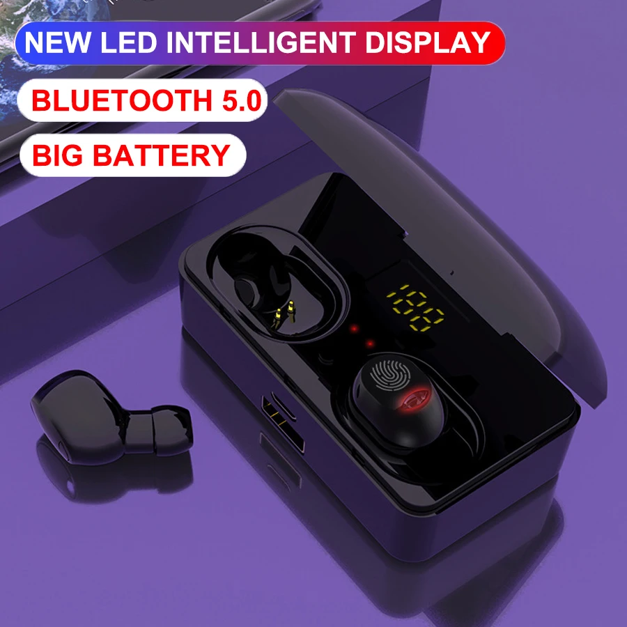 VITOG G10 TWS 3D стерео бас Bluetooth 5 0 Наушники Беспроводные спортивные водонепроницаемые