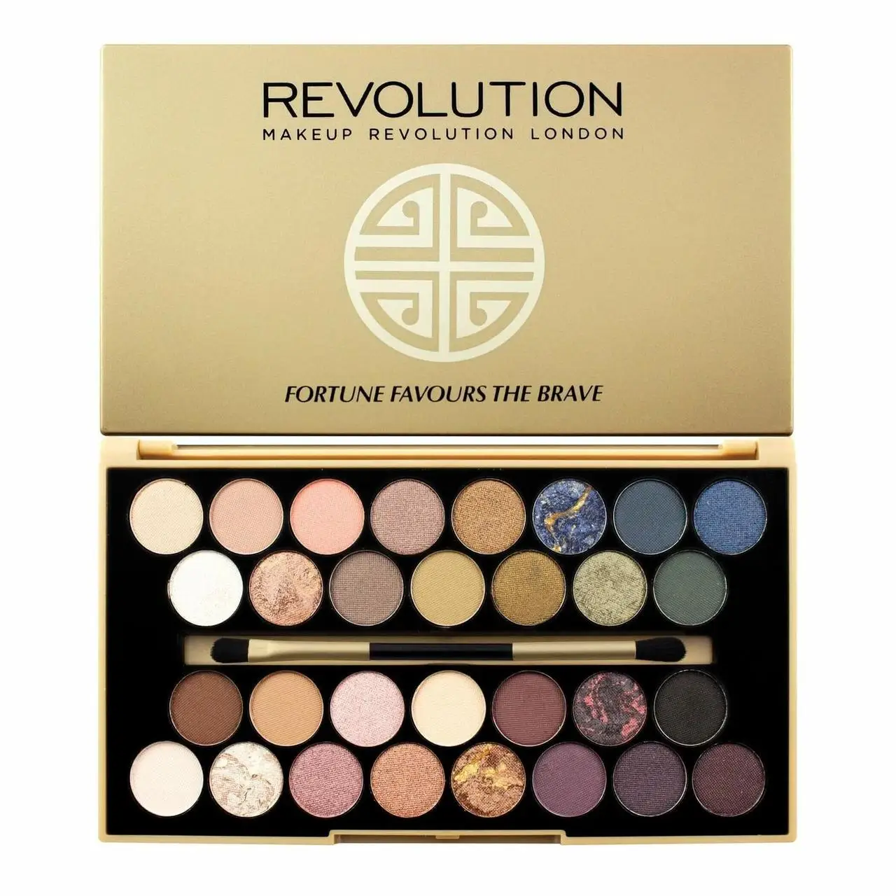 Палетка теней 30 Eyeshadow Palette Fortune Favours The Brave REVOLUTION |