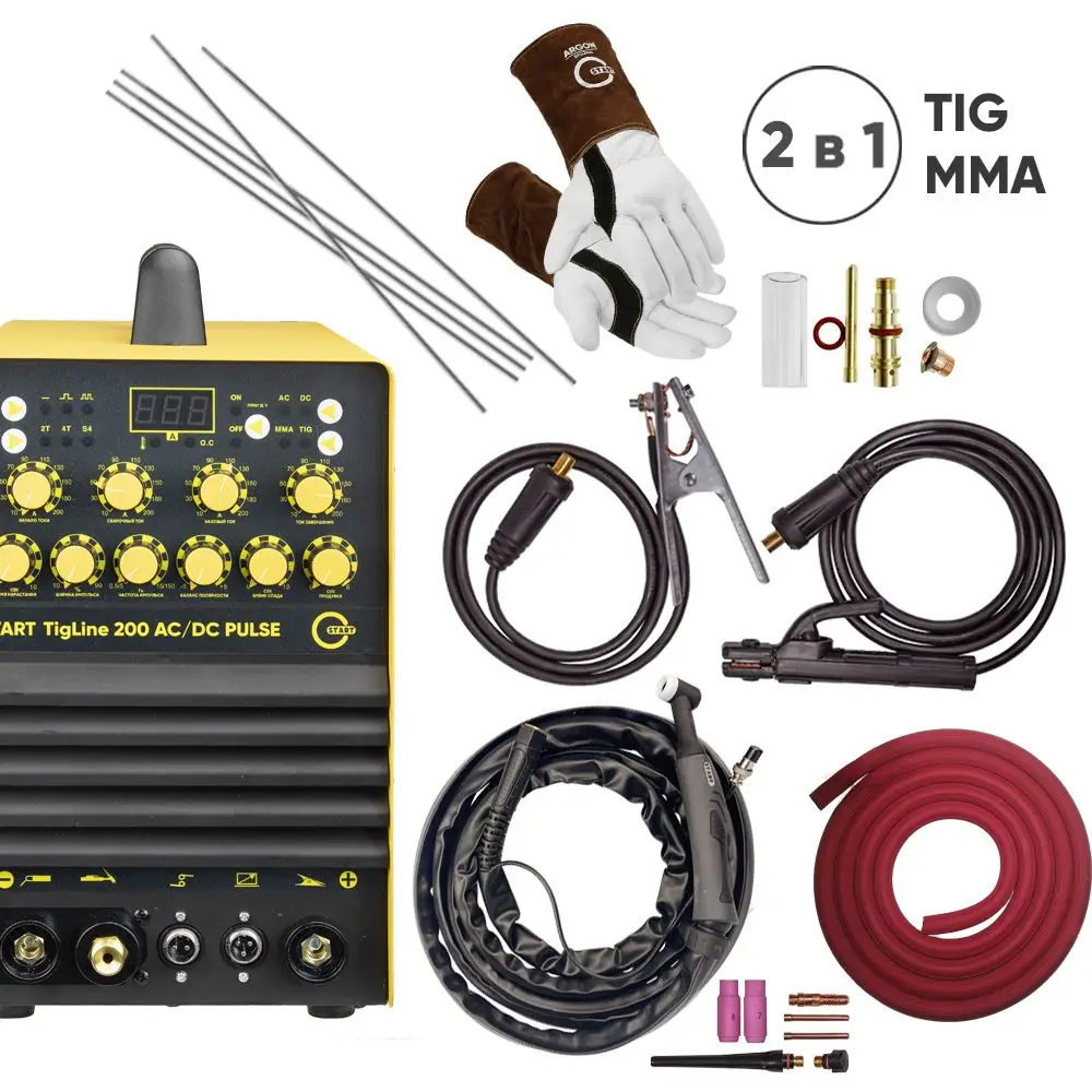 START TigLine 200 AC/DC PULSE Установка аргонодуговой сварки|Аргоновые сварочные аппараты| |