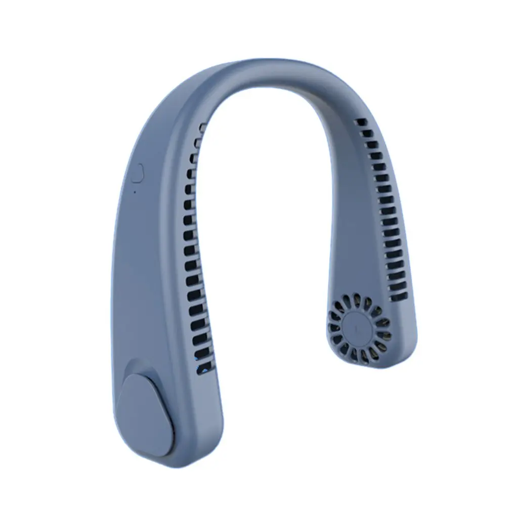 

Portable Neck Fan Hands-free Bladeless Air Cooling Fan Wearable Fan Leafless Rechargeable Headphone Design 3rd Gear Wind Speed