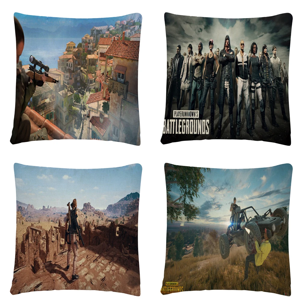 PUBG игры Герой мультфильма обои постельное белье Чехол для подушки домашнего