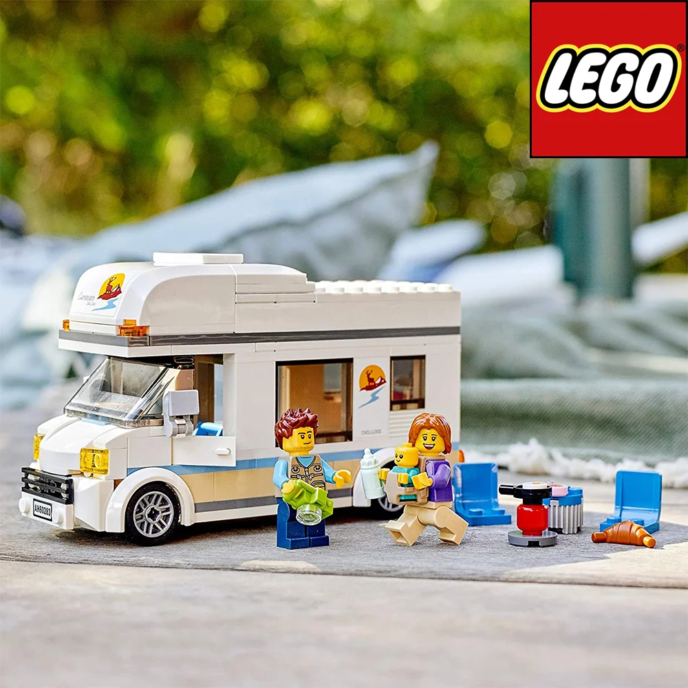 Конструктор LEGO City для отпуска кемперский фургон 60283 крутая игрушка детей 190 шт.