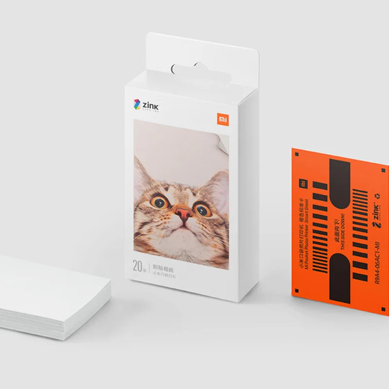Оригинальный карманный мини-фотопринтер Xiaomi принтер ZINK самоклеящаяся бумага для