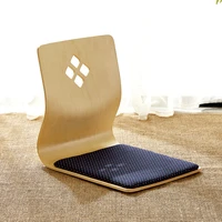 japanese backrest floor chair folding computer chairs living room furniture padded lounger with back support traditional tatami
