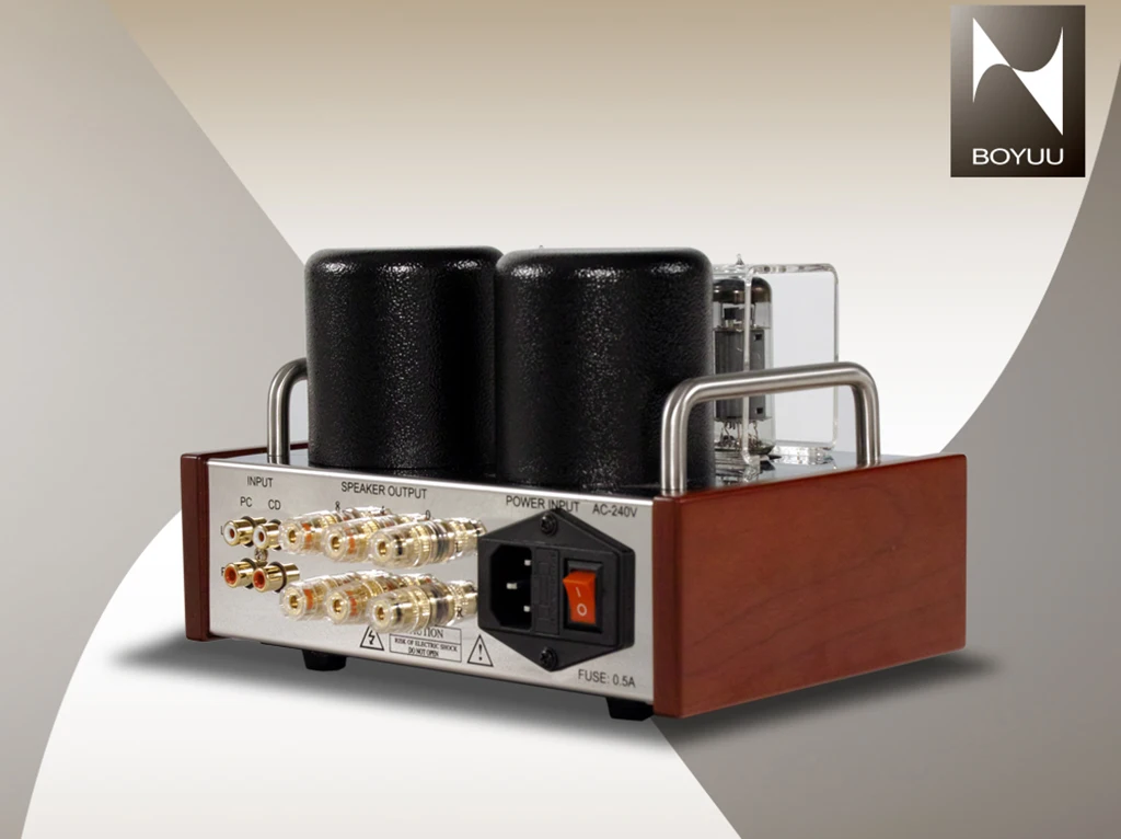 Ламповый усилитель Boyuu A2 EL84 HIFI EXQUIS жгун 12AX7 небольшой Настольный для лампы|lamp amp|tube