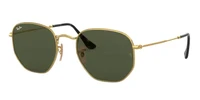 rayban hexagonal 3548n 001 51 sunglasses vintage gold frame g 15 green lenses high quality vision man woman sunglasses 2021