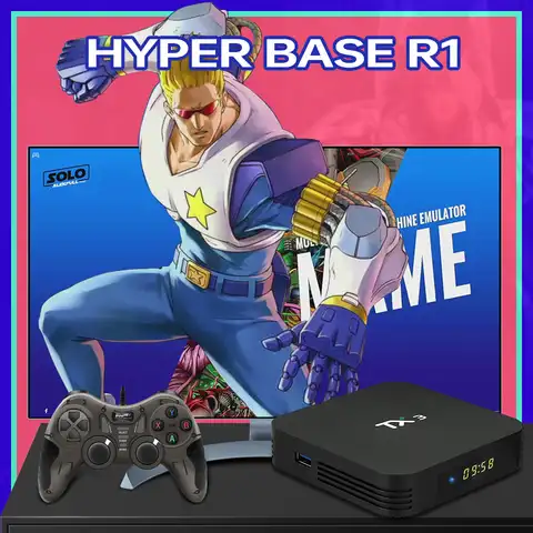 Ретро игровая консоль Hyper Base R1, встроенная 110000 + игр, Классическая эмуляторная консоль 70 + эмулятор для ТВ-приставки PSP/PS1/N64/MAME