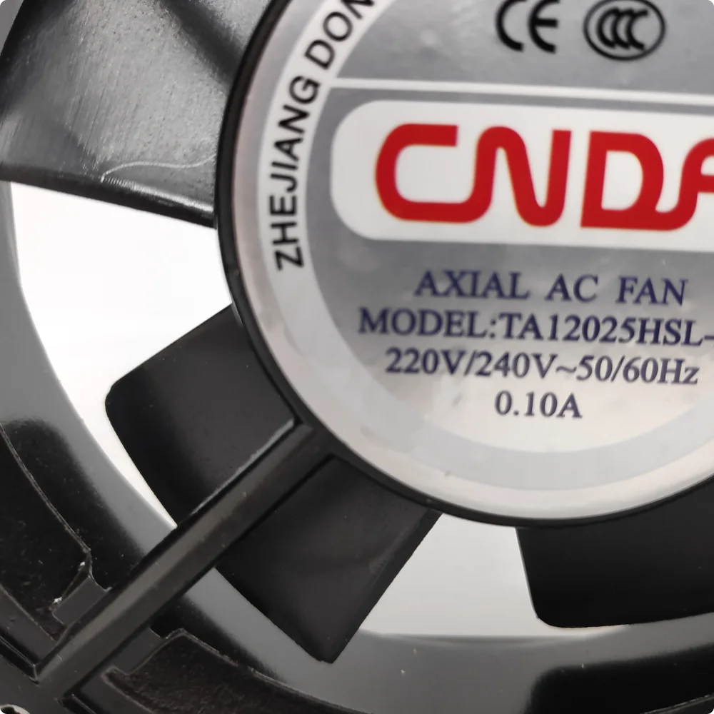 Fan 220V CNDF TA 12025 hsl AC cooler cooling axial propelle extractor for the incubator mining farm 120x120x25 120mm channel 8025 9225 11025 12038