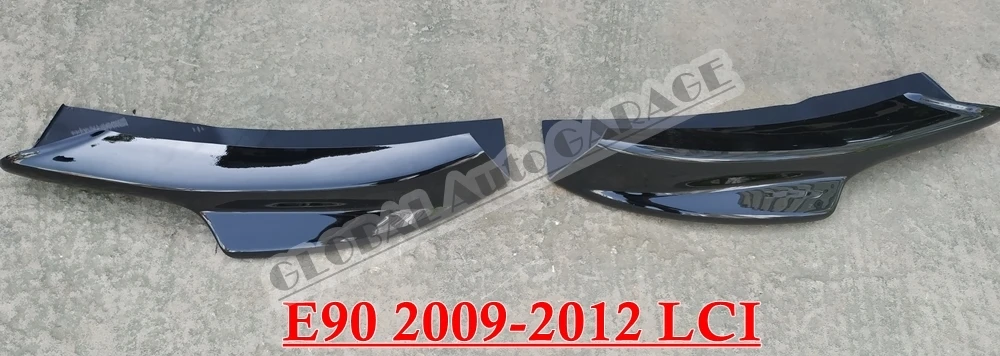 Сплиттер для переднего бампера BMW E90 M Tec 3 Series угловой клапан 2004 2005 2006 2007 2008 2009 2010 2011