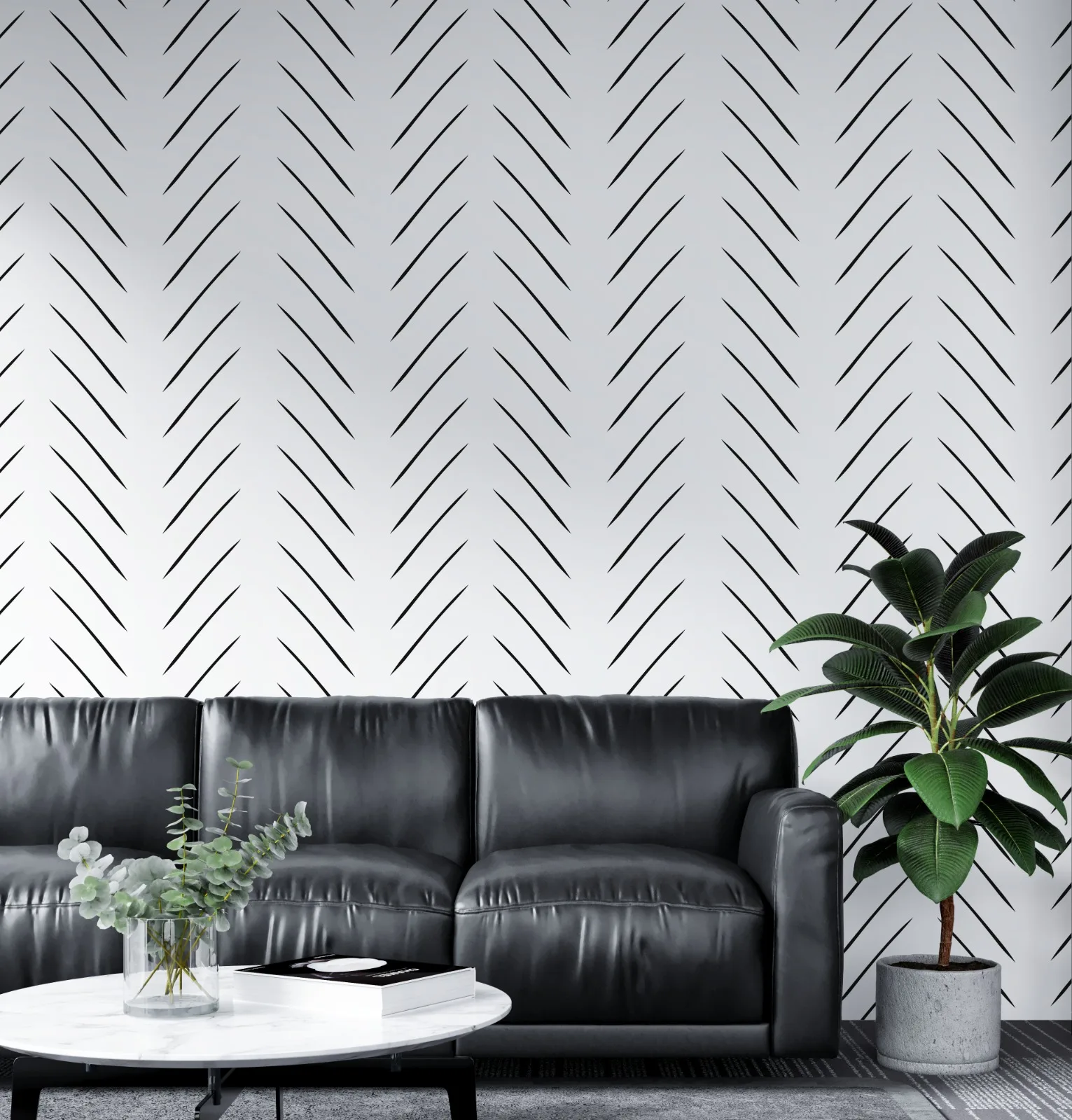

Living Room Decor- Peel and Stick- Herringbone Wallpaper- Styles and Designs Wallpaper- Home Decor- Mural art-MUR6024