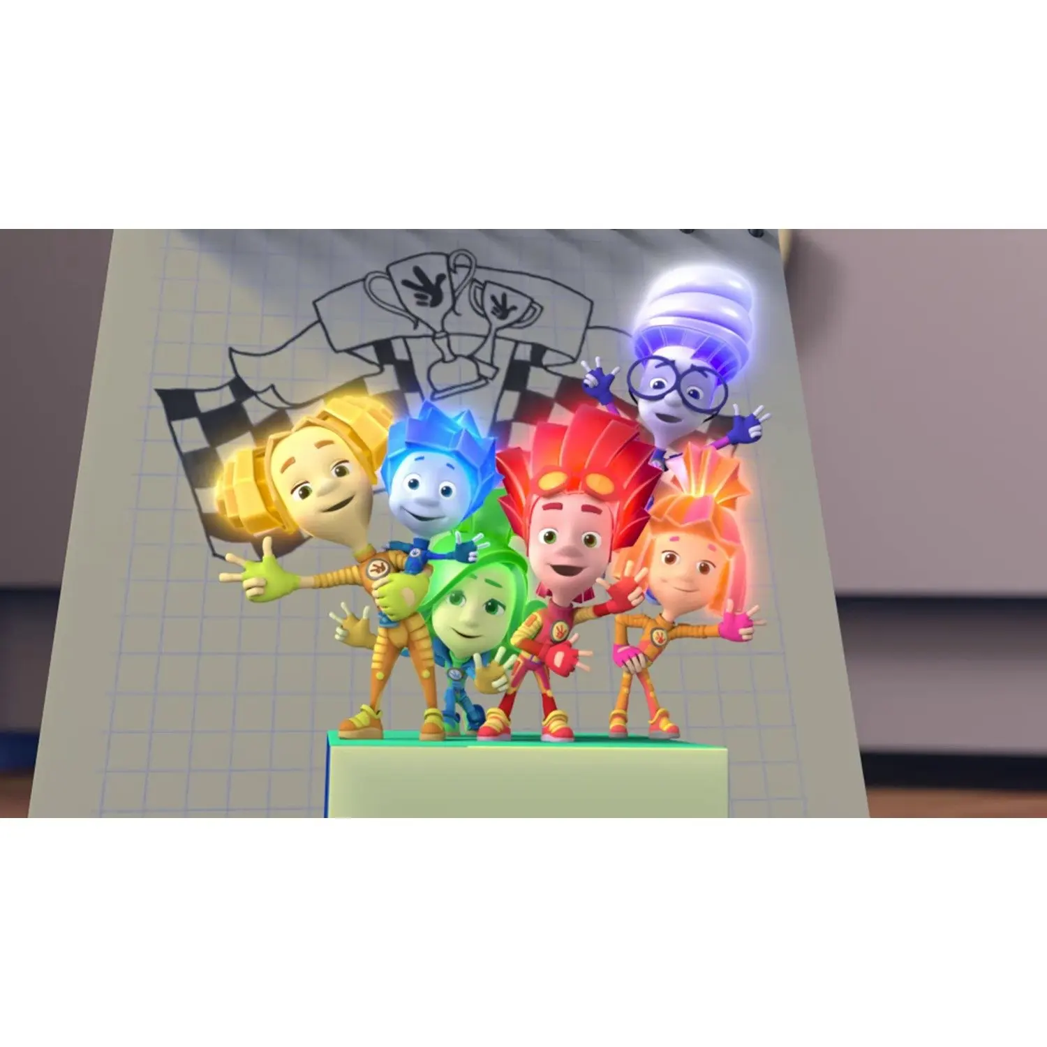 Неоновое ожерелье Фиксики для праздника|Сувениры вечеринок| |