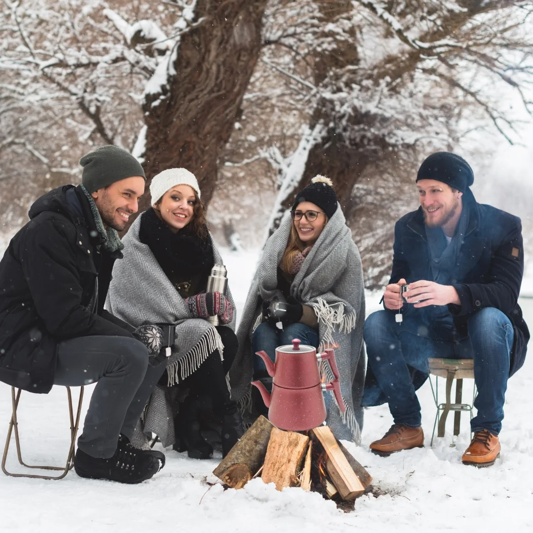 

2021 fashion Granite Teapot Tea Set Traditional Turkish Production 1st class quality family temperature teapot for delicious tea