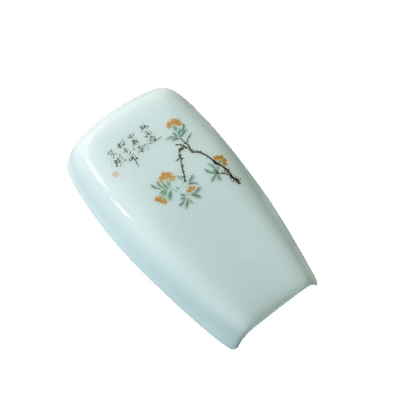 

Hand-Painted Style Ceramic Tea, Tea Lotus, Tea Shovel, Tea Ceremony Accessories, Four Gentlemen Tea, Tea Spoon, Tea Spoon