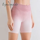 Женские спортивные шорты с эффектом пуш-ап и высокой талией