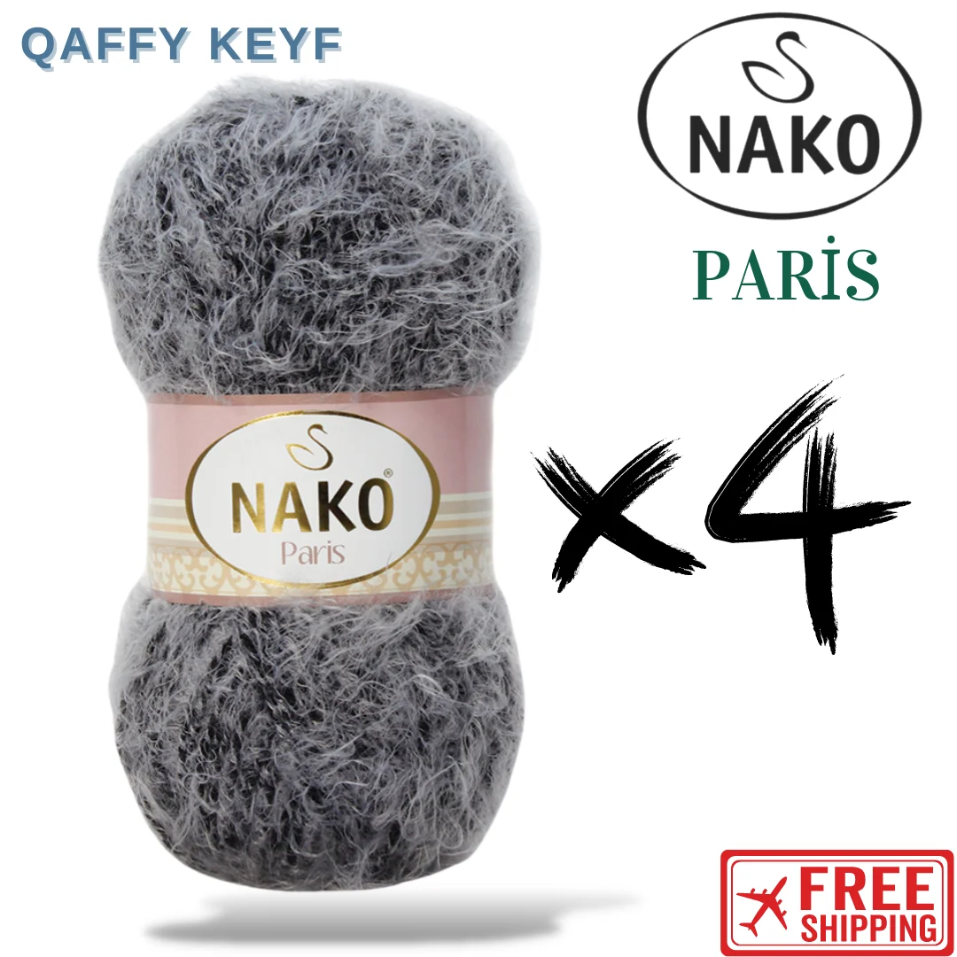 Мягкая шерстяная пряжа Nako Paris детский трикотаж шарф одеяло шаль шапка свитер