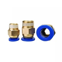 30pcs pc hose male thread bsp 14 12 18 38 air nipple brass quick coupling air pneumatic fitting 4mm 6mm 8mm 10mm 12mm
