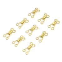 gold metal sewing hooks eyes for making dresses shirts bra jewelry craft clothing eye clasp fasteners sewing projects diy
