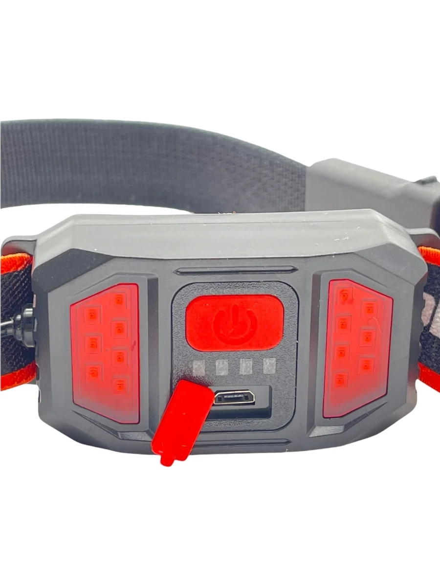 LED фонарь лента на АКБ налобный HT-113 | 6 режимов работы Заряд от USB Освещение