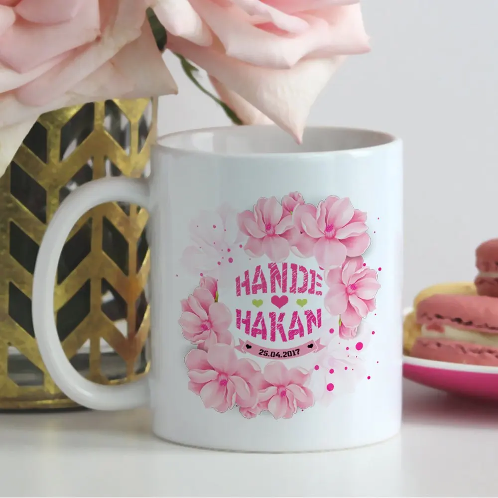 

Personalized Valentine's Day Design White Mug Cup-8