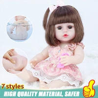 38cm reborn baby doll newborn girl baby lifelike real soft touch with hand rooted hair high quality handmade art doll toy gift