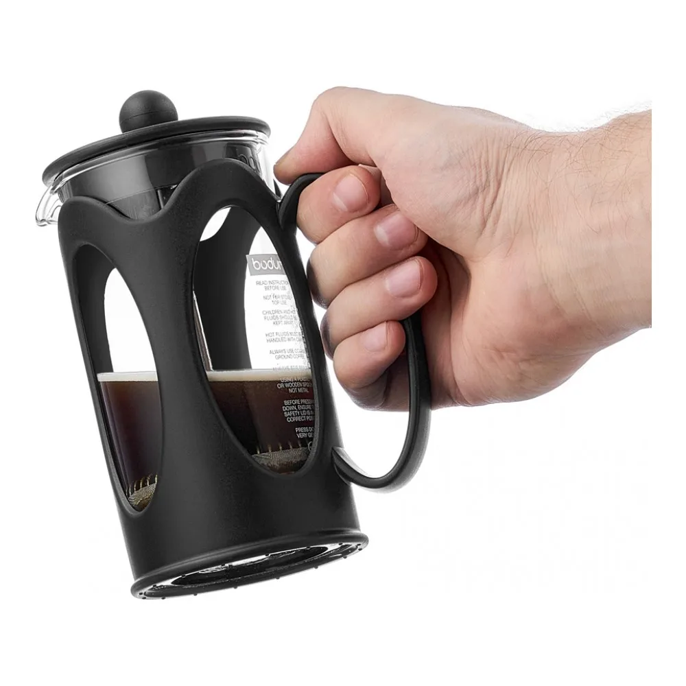Кофейник френч-пресс Bodum Kenya New 0 35л 10682-01 цвет черный | Дом и сад
