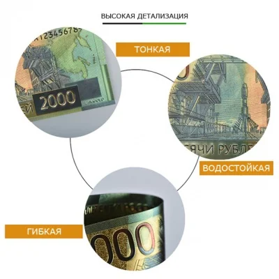 Рамка с золотой боной 10 долларов США 24k Gold арт. 19-10047 | Дом и сад