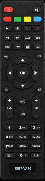 Пульт ДУ для приставок НТВ+ Opentech ISB7-VA70 | Электроника