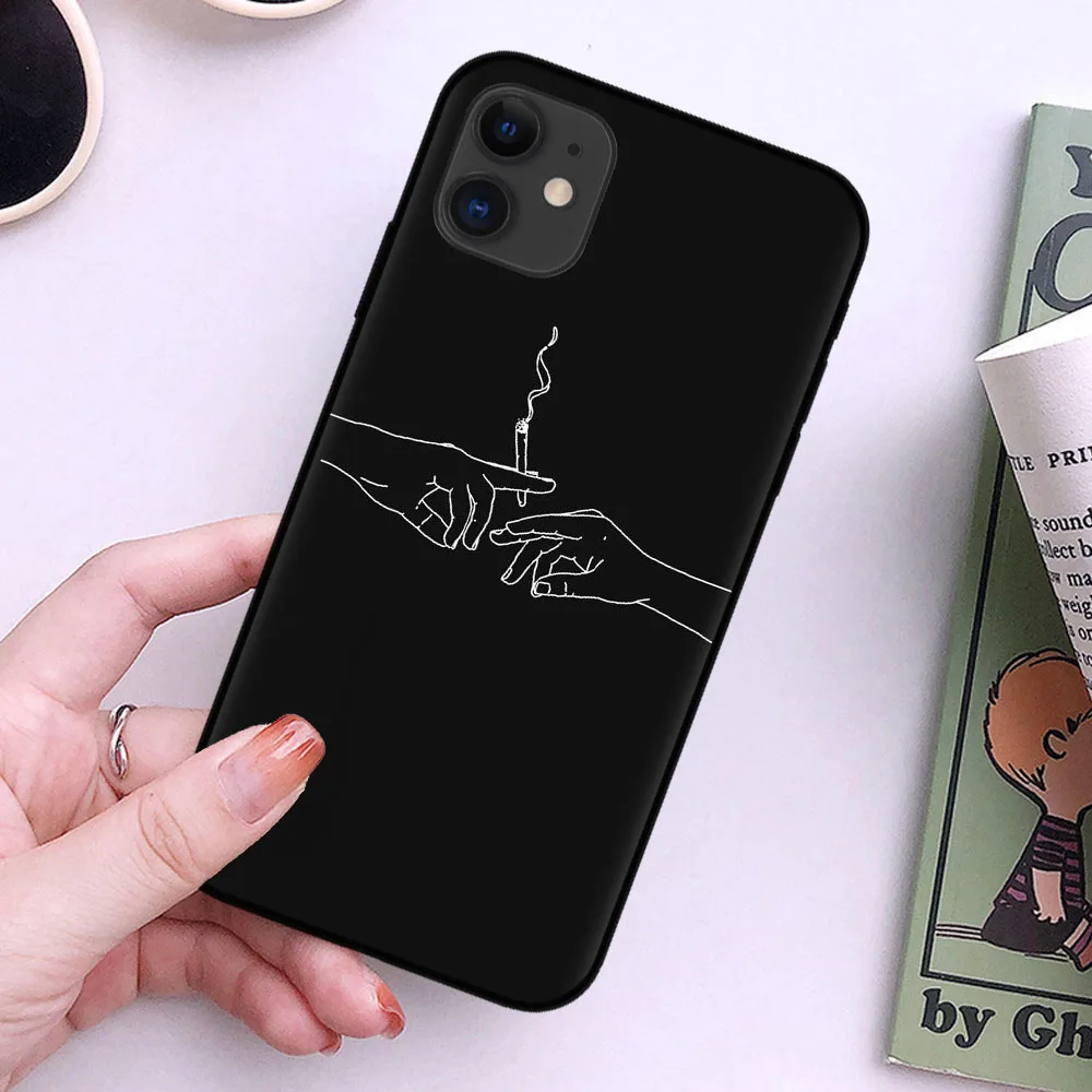 Силиконовый чехол для iPhone 11 Pro Max XR Xs X 6 6s 7 8 plus с абстрактным рисунком | Мобильные