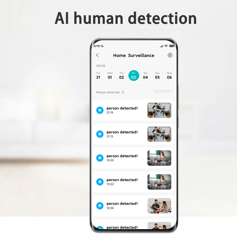 Умная камера Xiaomi 360 ° 1080P/2K HD Wi-Fi ночное видение |