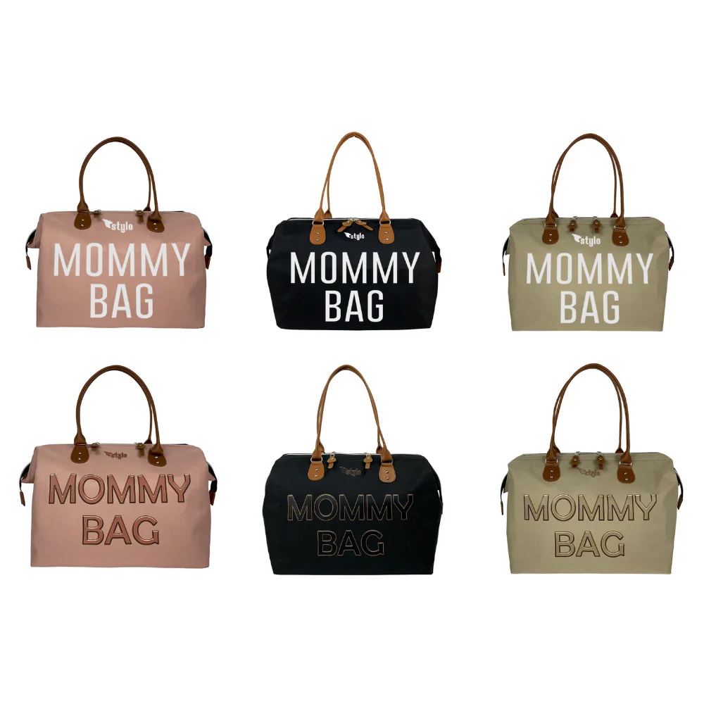 2022 Mother Baby Diaper Bags Hot Stylo Large Capacity Bag Mummy Tote Multifunctional Waterproof Outdoor Travel Maternity Packages For Mom Momy Mommy
