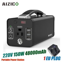 220v 150w 178wh portable power station camping solar generators li ion battery power supply with outdoors camping traveling