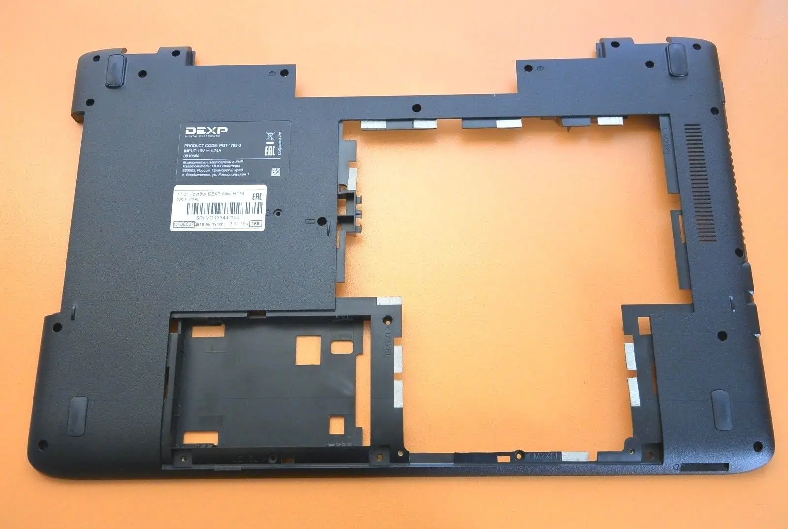 DEXP Atlas H174 PGT-1793-3 17.3&quot Поддон нижняя часть дно ноутбука 13N0-1HA0901 | Компьютеры и офис