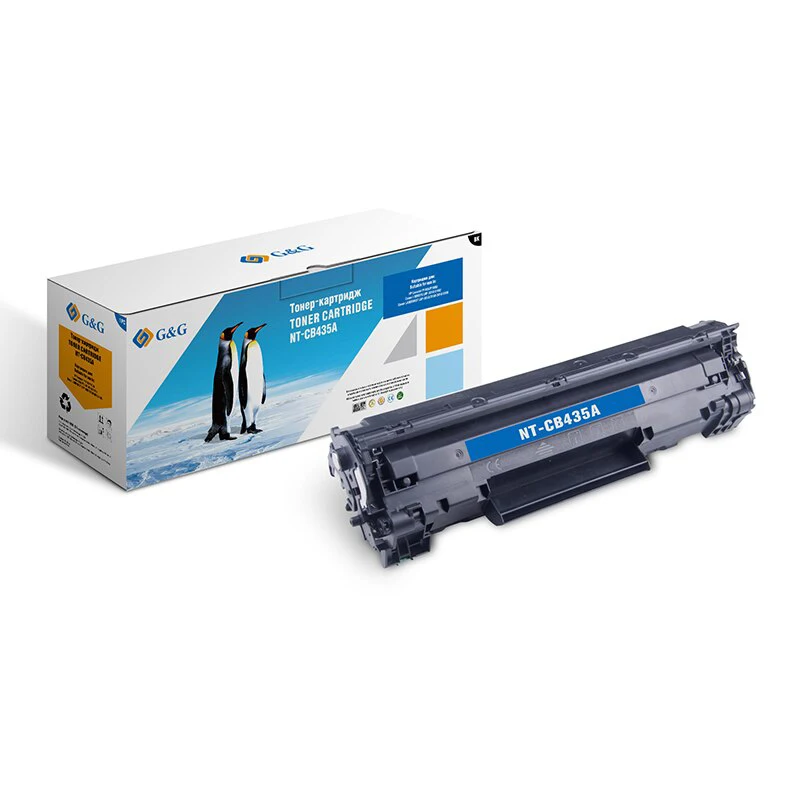 Тонер-картридж G&ampG NT-CB435A для HP LaserJet P1005/1006 Canon LBP-3010/3100/3050/3150/3018 1500 стр | Компьютеры и