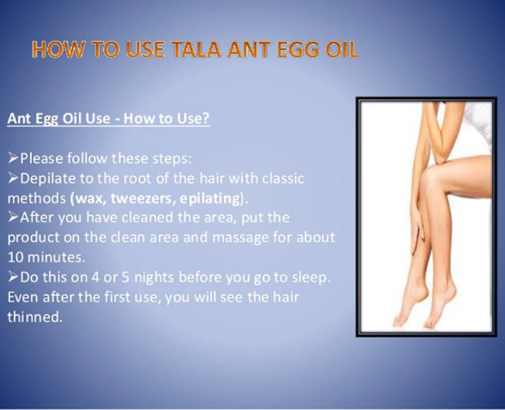 Муравьиное яичное масло для перманентного удаления волос 20 мл органическое |